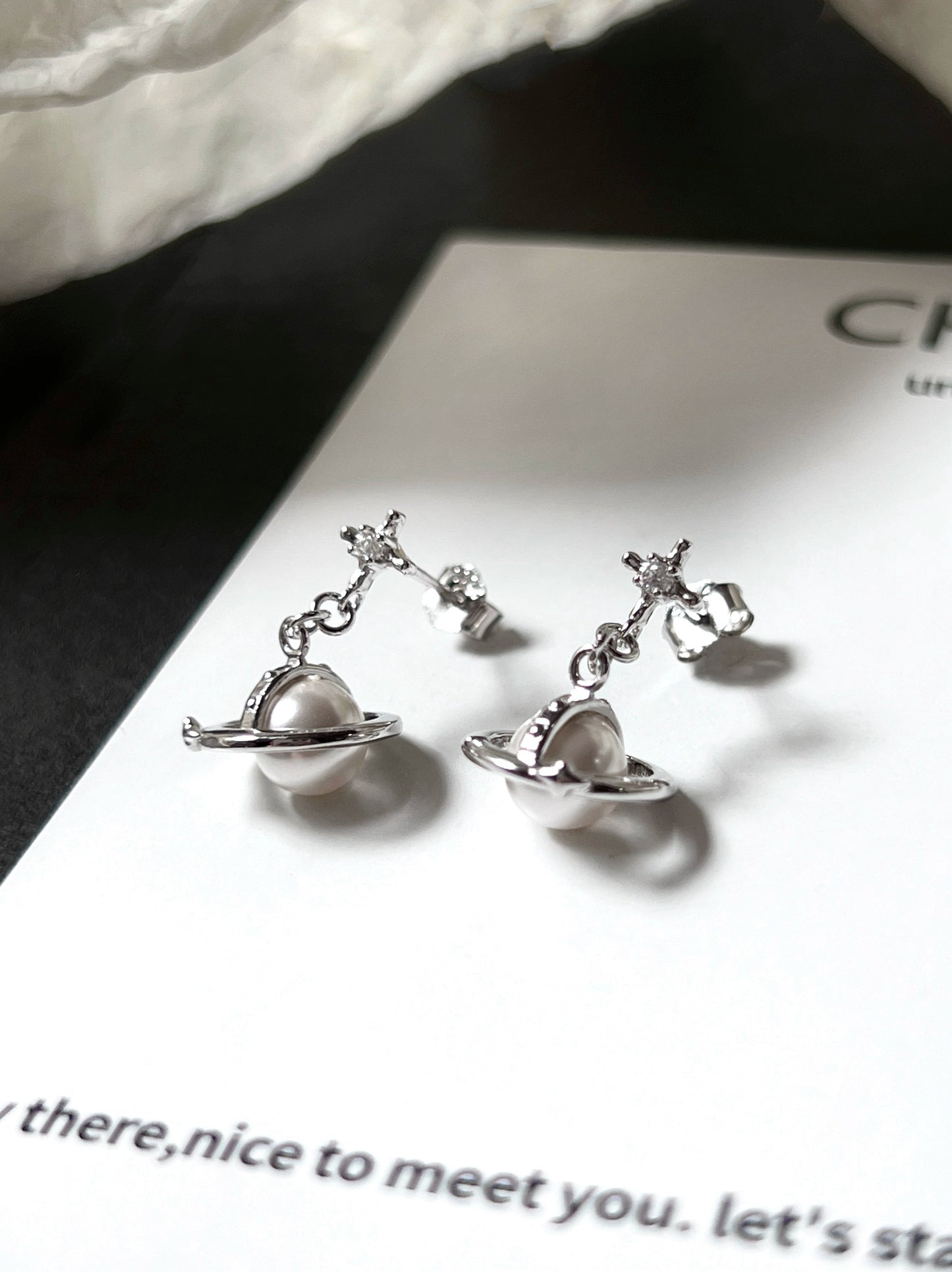 "Cosmos Island · Asteroid" Earrings