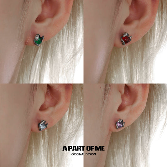 Hell Snake Stud Earrings