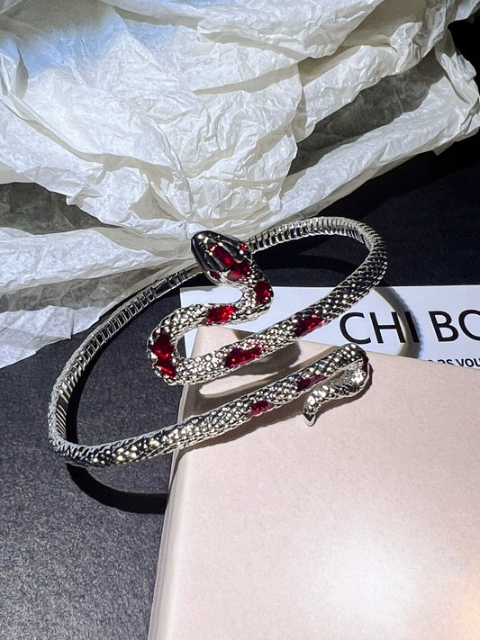 "Night Snake" Wrap Bracelet