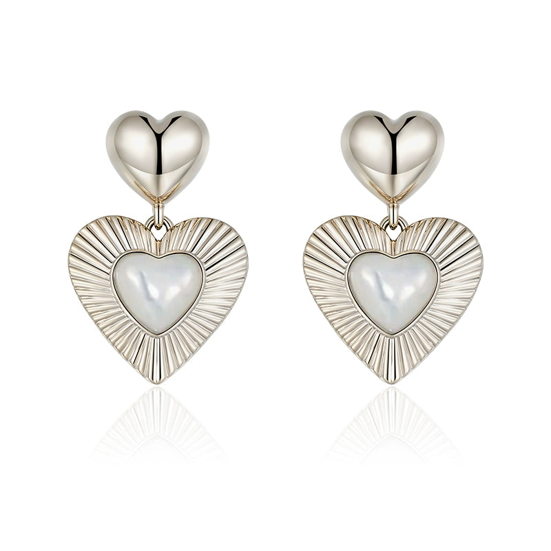 Heart Fritillary Maillard Earrings
