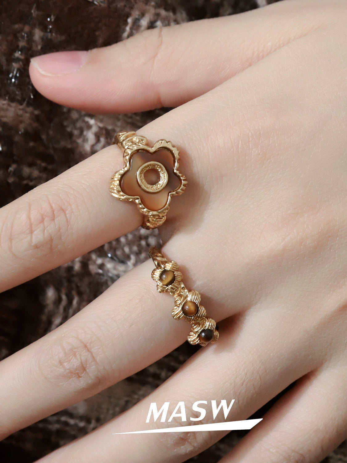Floral Riddle Vintage Ring