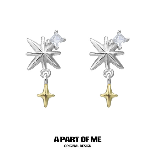 Snowflake Star Earrings