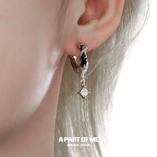 Leather Viper Earrings