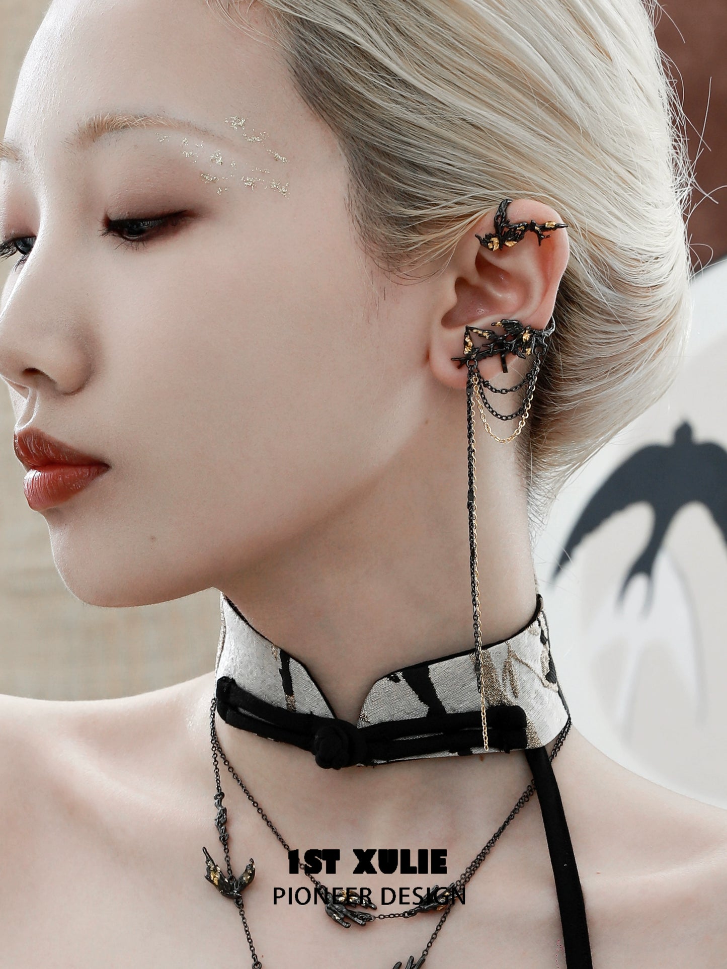 Vengeful Swallow Ear Clips