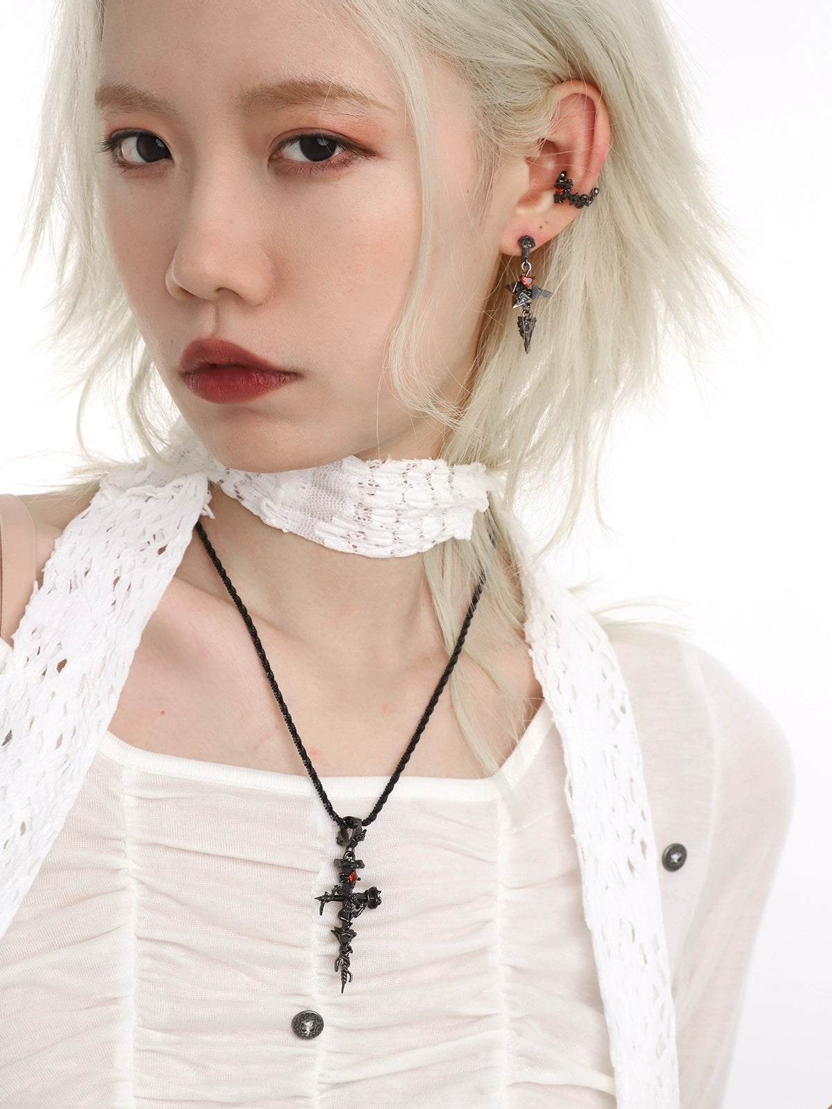 Sword of the Rose Earrings