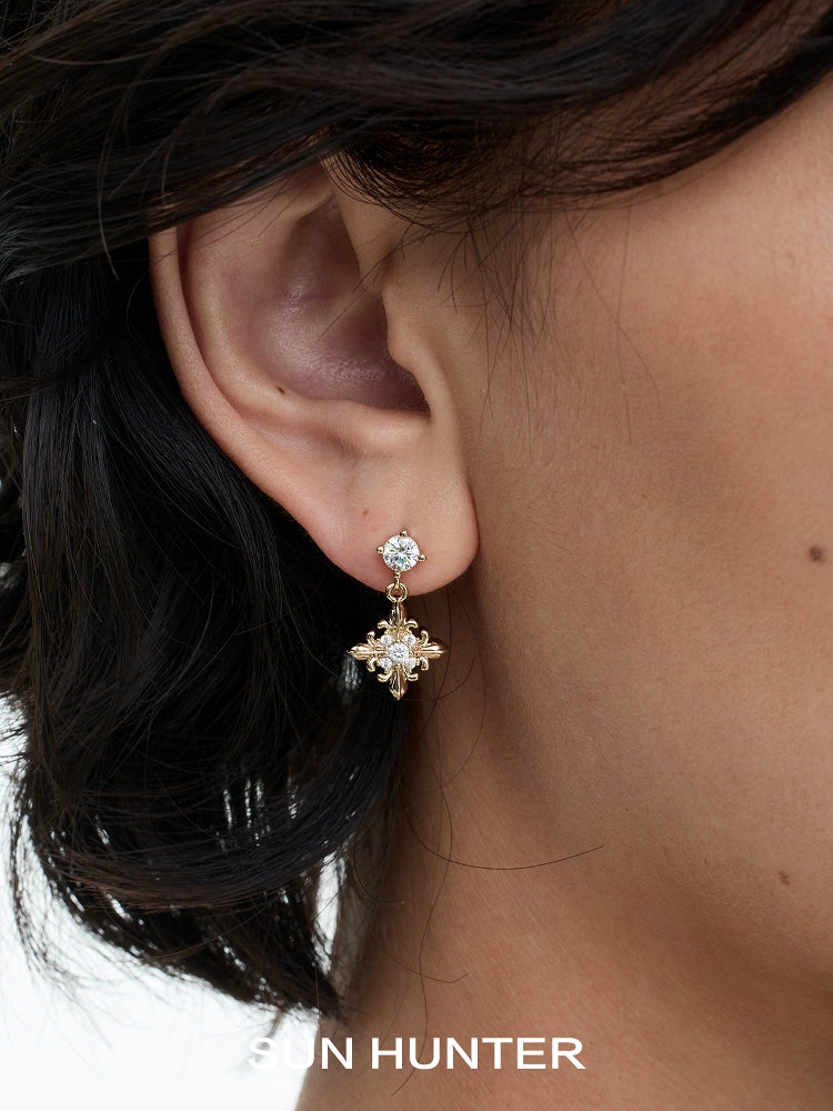 Maillard Iris Stud Earrings Set