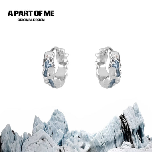 Blue Glacier Cool Earrings