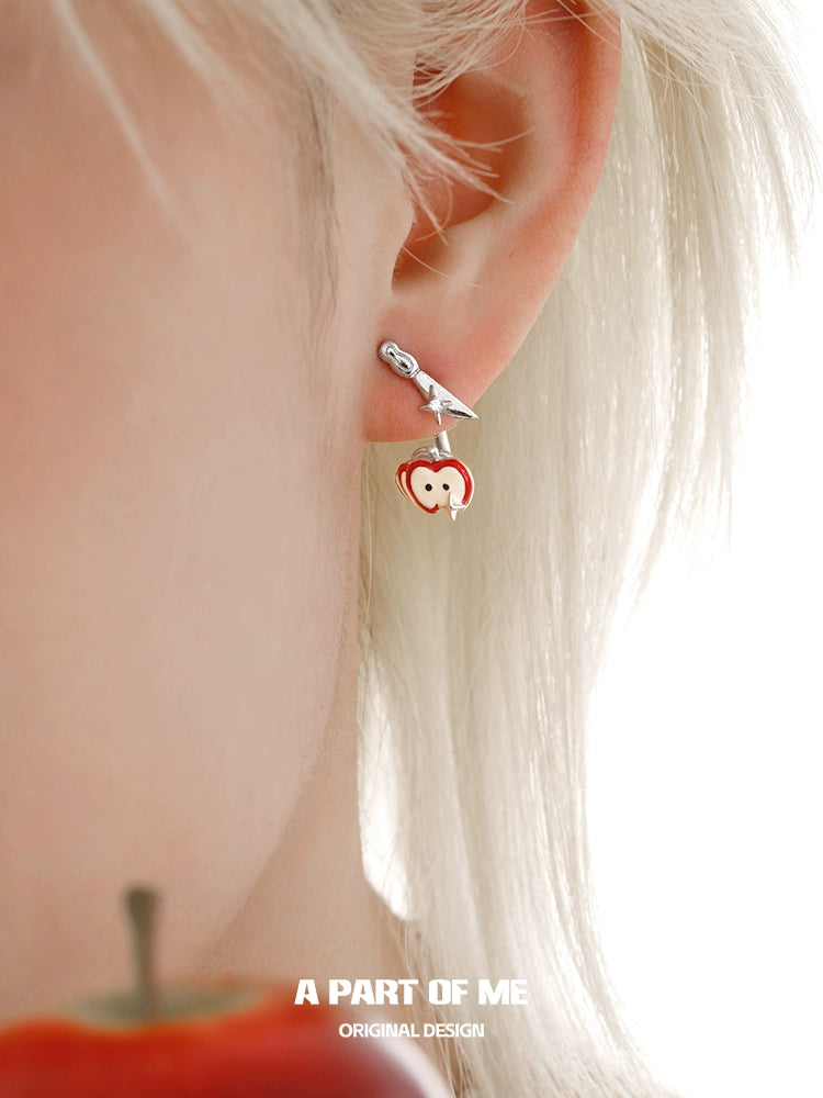 Kitchen Apple Ear Cuffs
