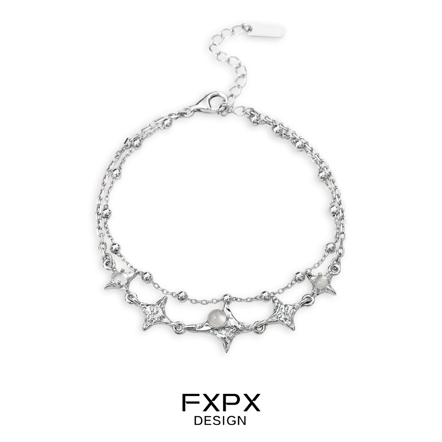 Cosmos Roamer Star Silver Bracelet