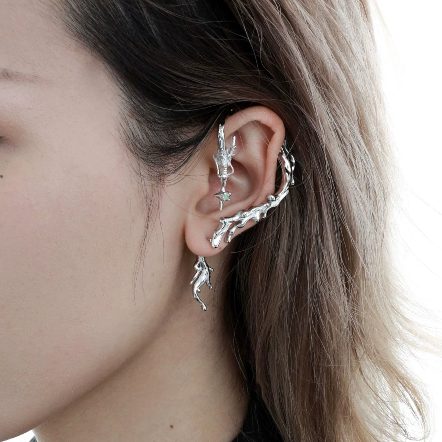 Mystic Dragon Charm Ear Studs