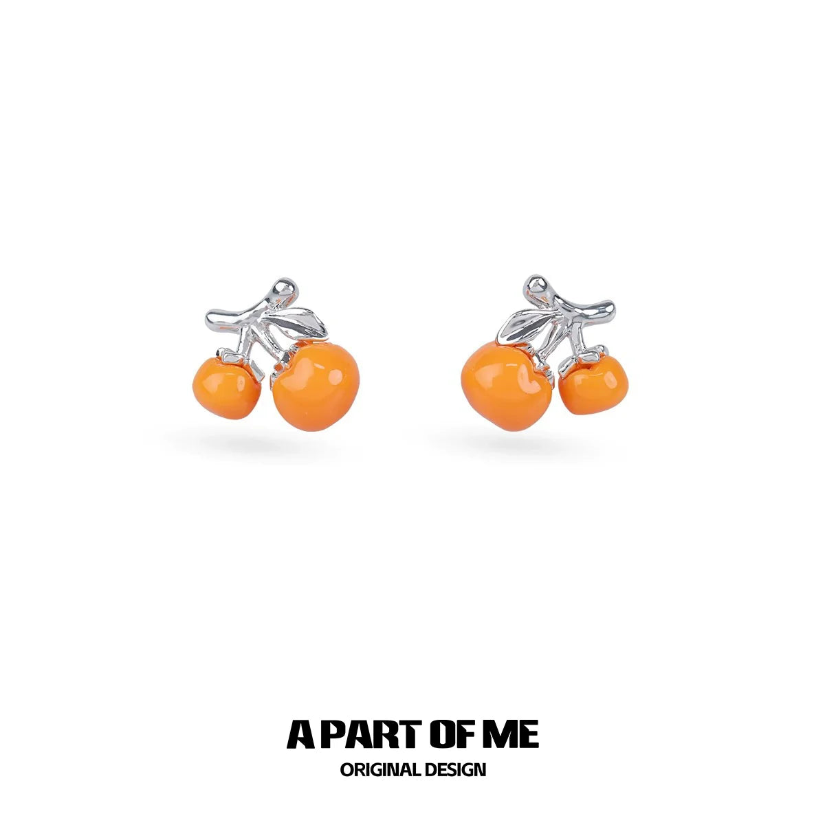 Autumn Sweet Persimmon Earrings