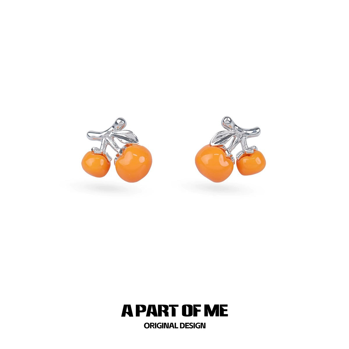 Autumn Sweet Persimmon Earrings