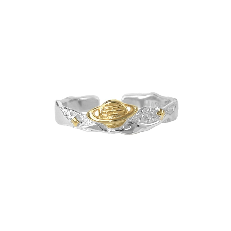 Retro Black Gold Ring