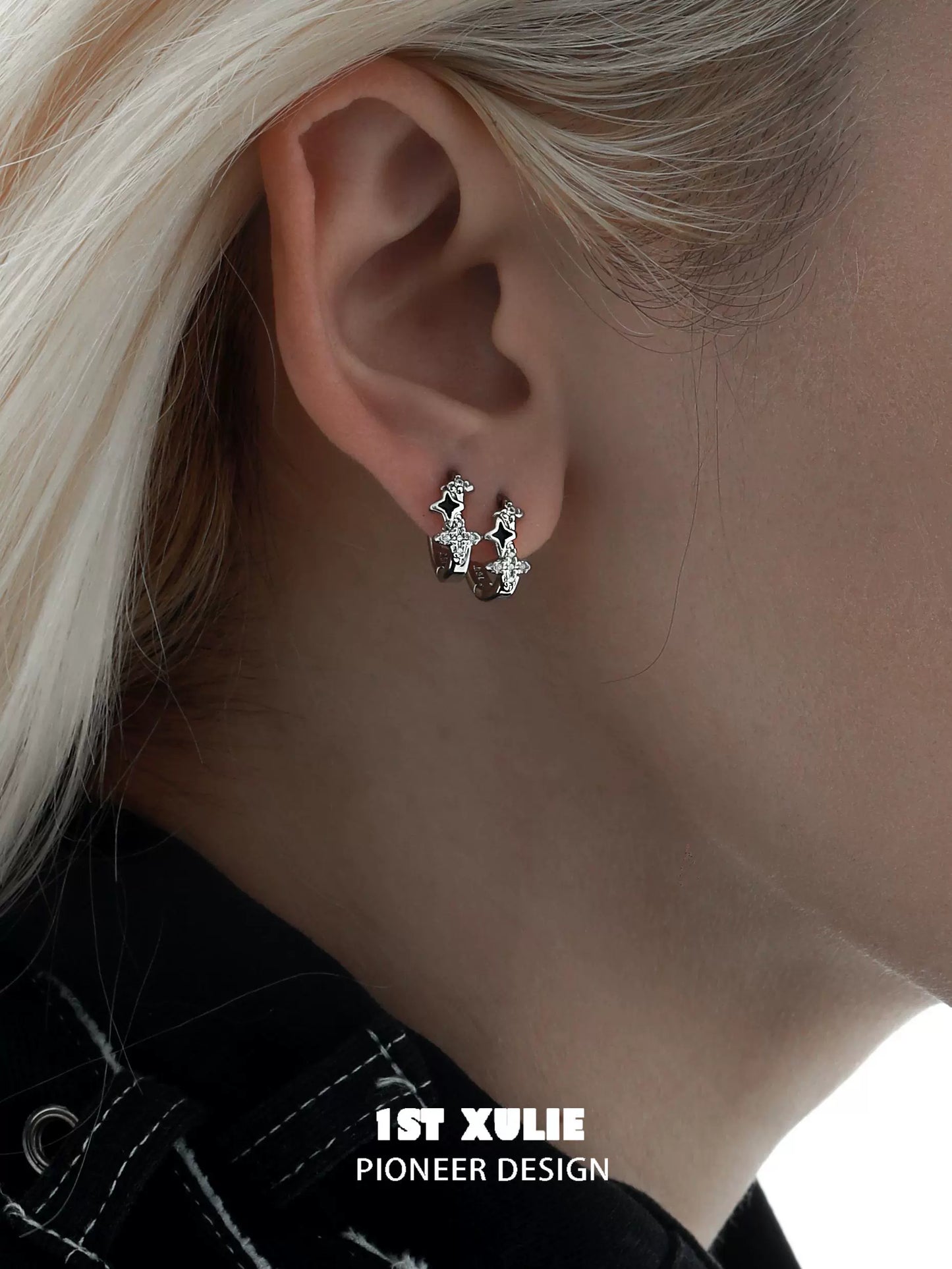Y2K Thorned Starpunk Earrings