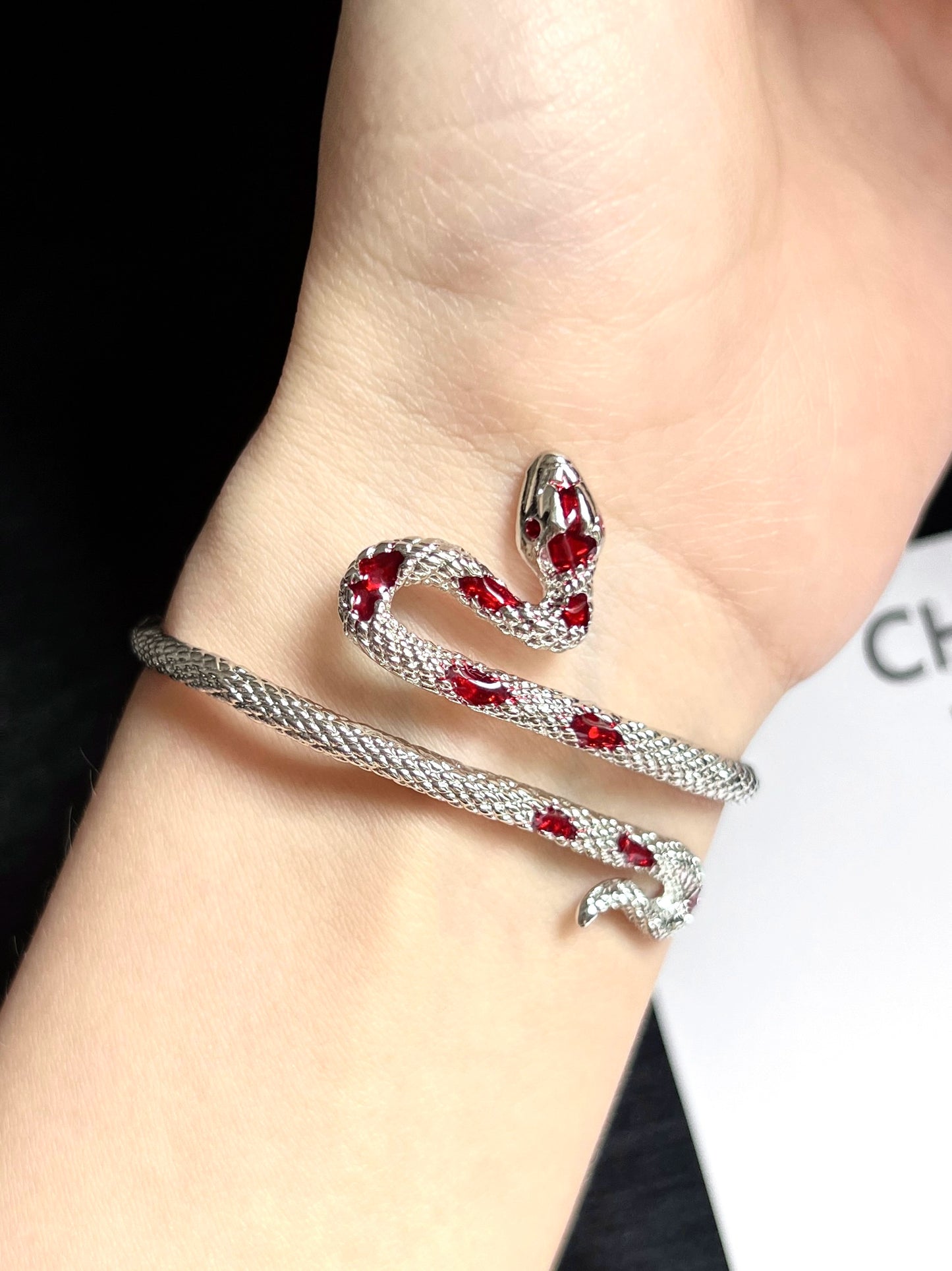 "Night Snake" Wrap Bracelet