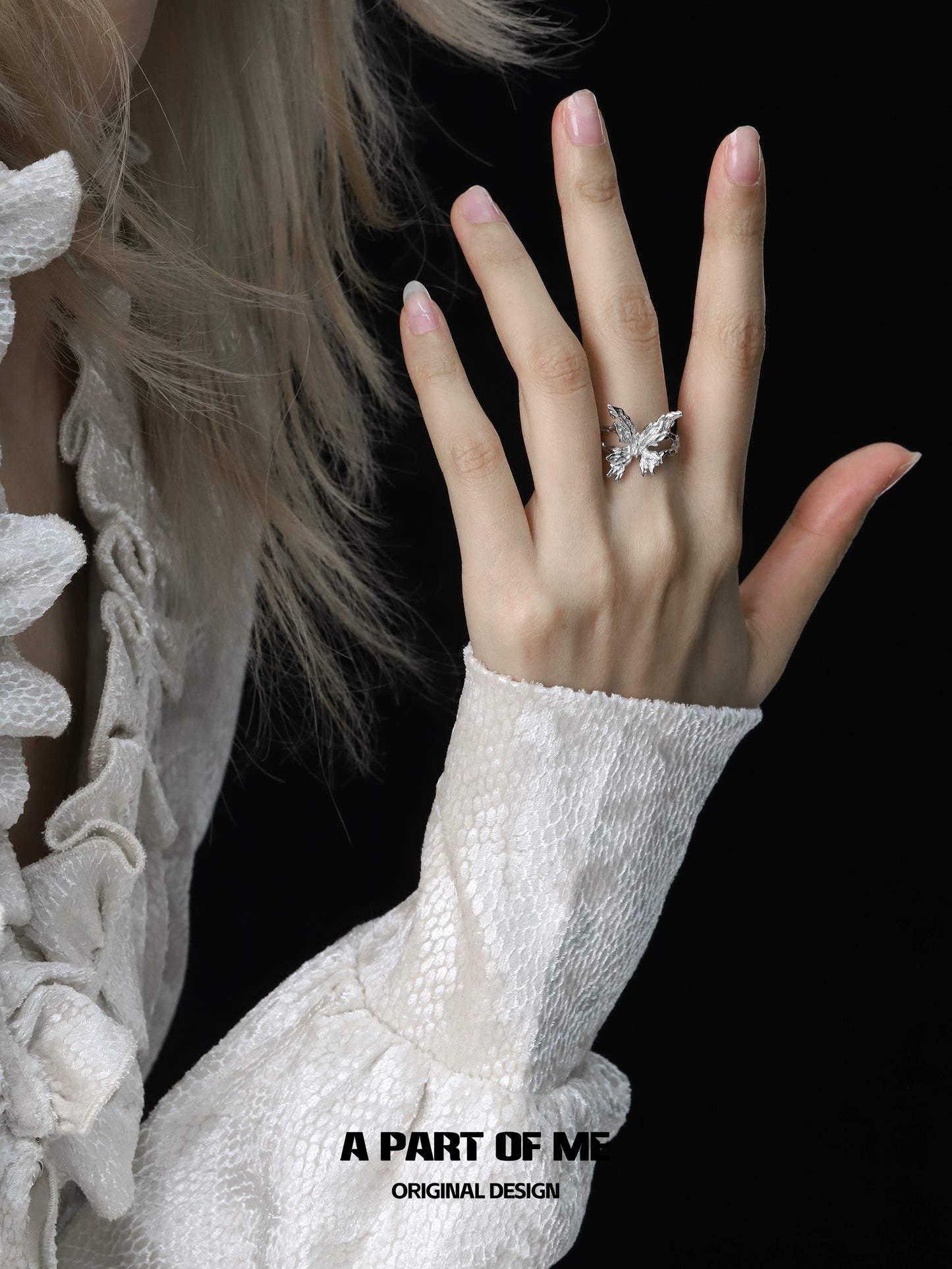Eternal Butterfly Silver Ring