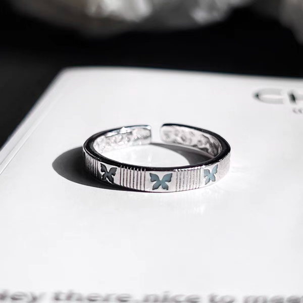 "Glacier Butterfly" Minimalism Ring