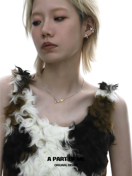 Dainty Butterfly Star Earrings