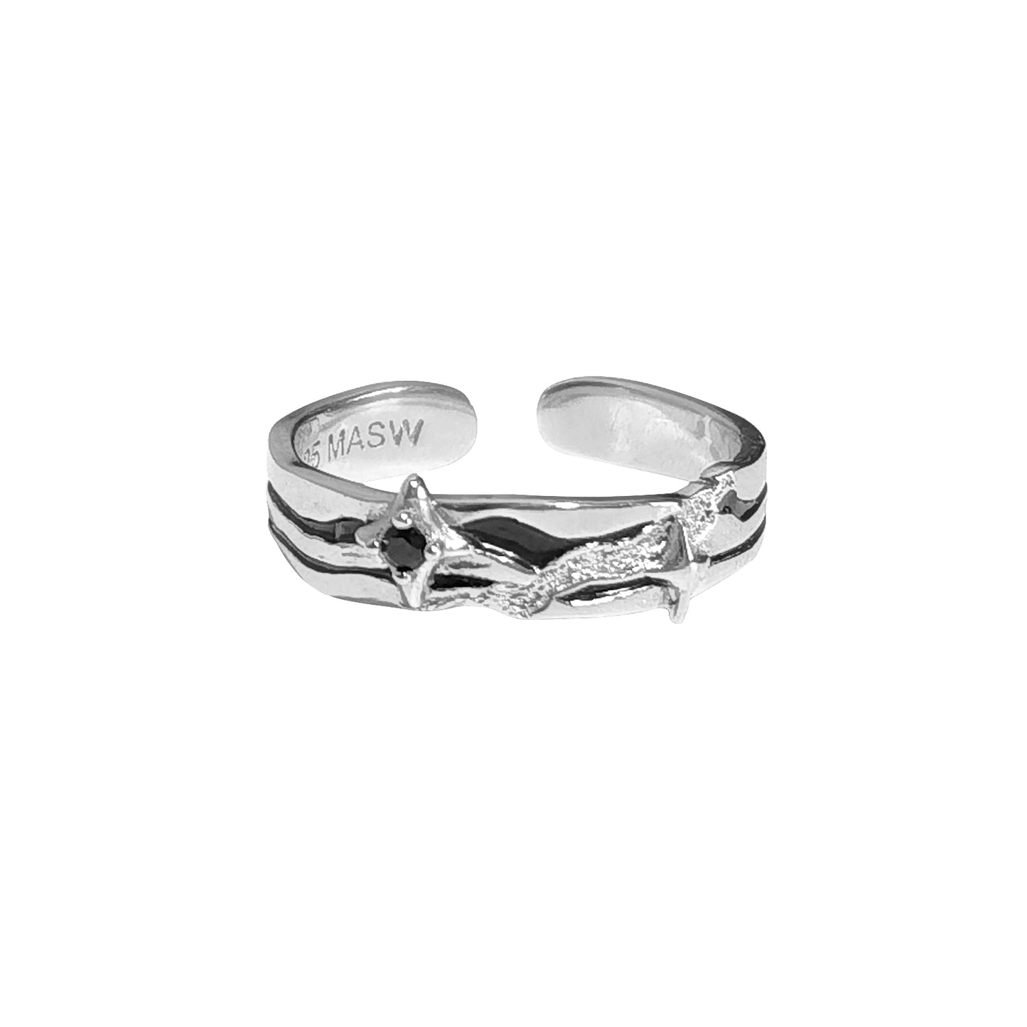 Brilliant Starry Couple Rings