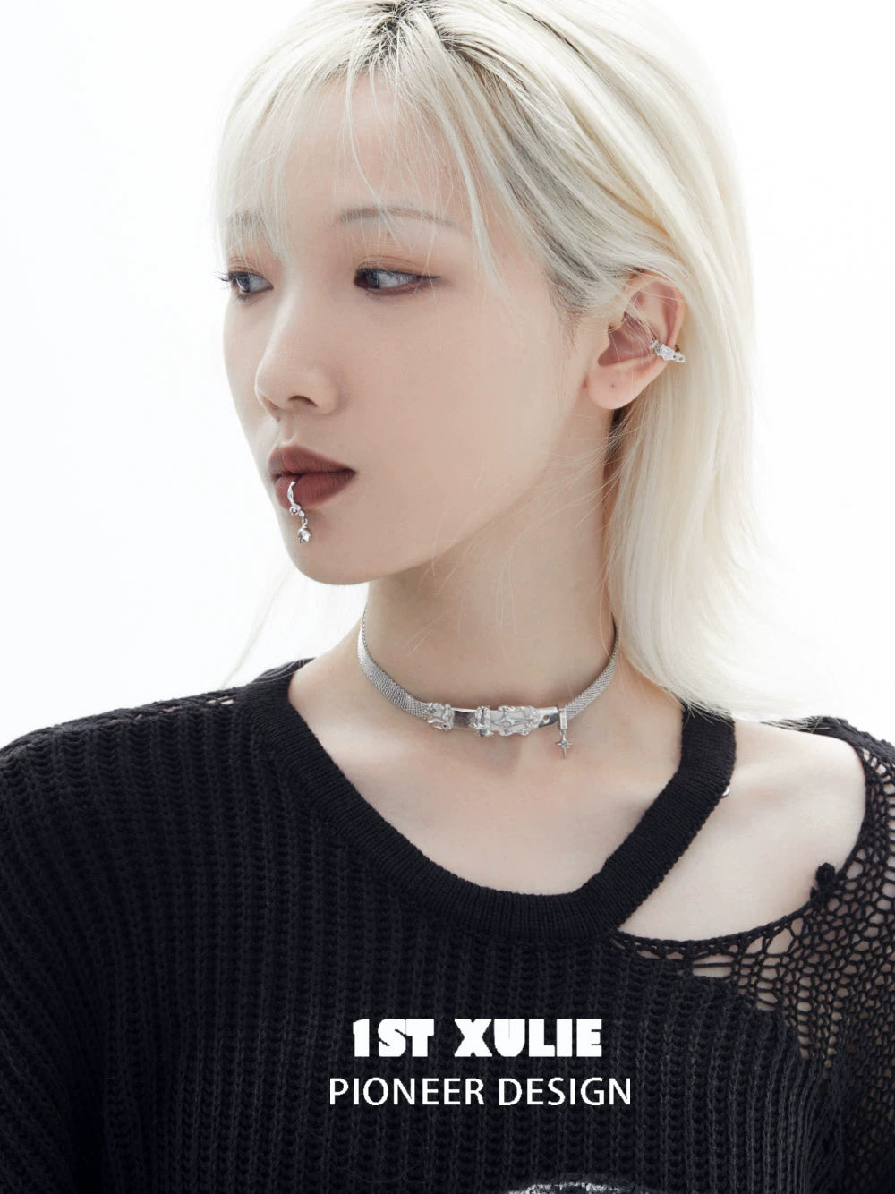 Y2K Belt Buckle Luxe Choker