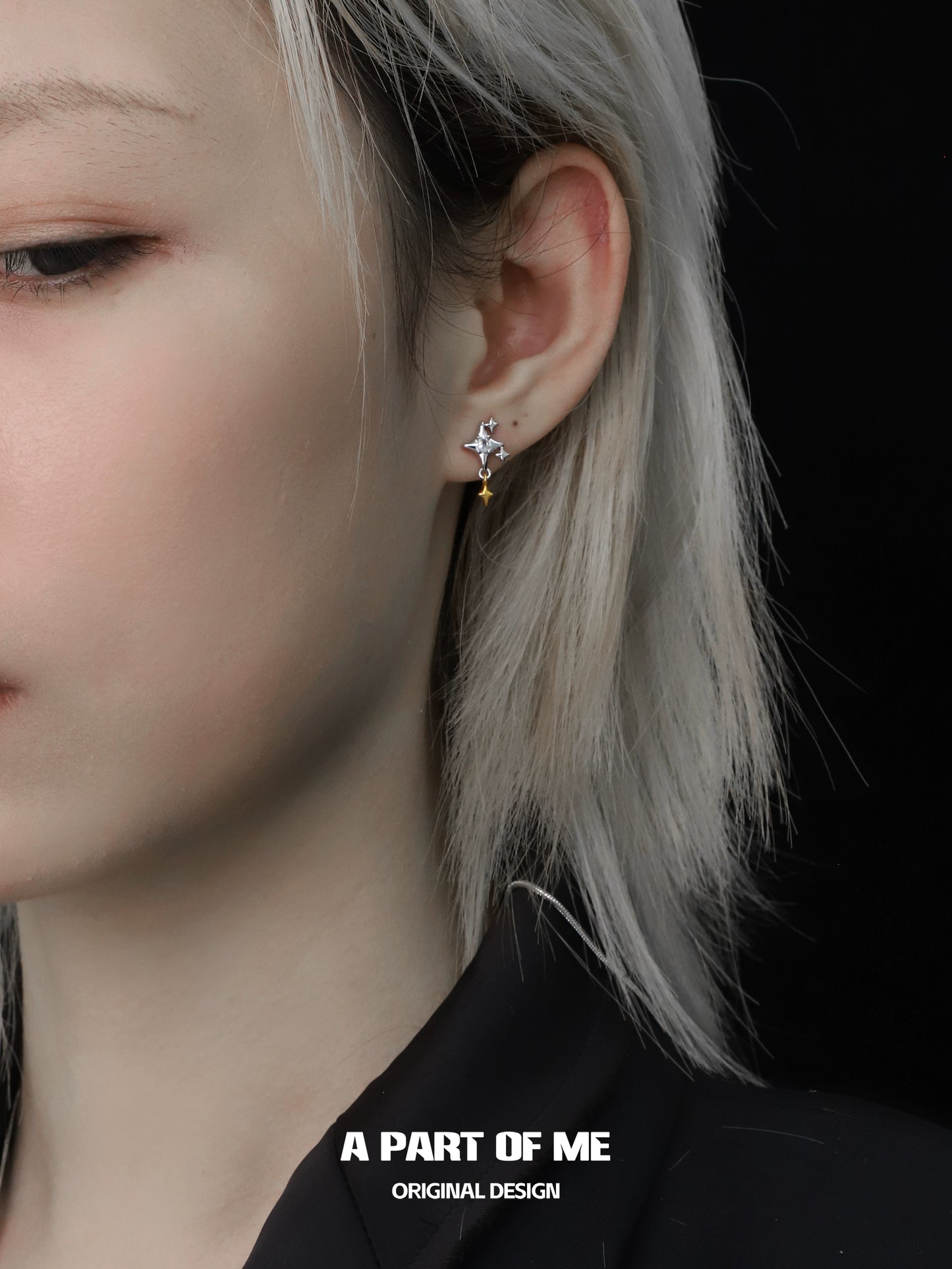 Twinkle Stars Stud Earrings