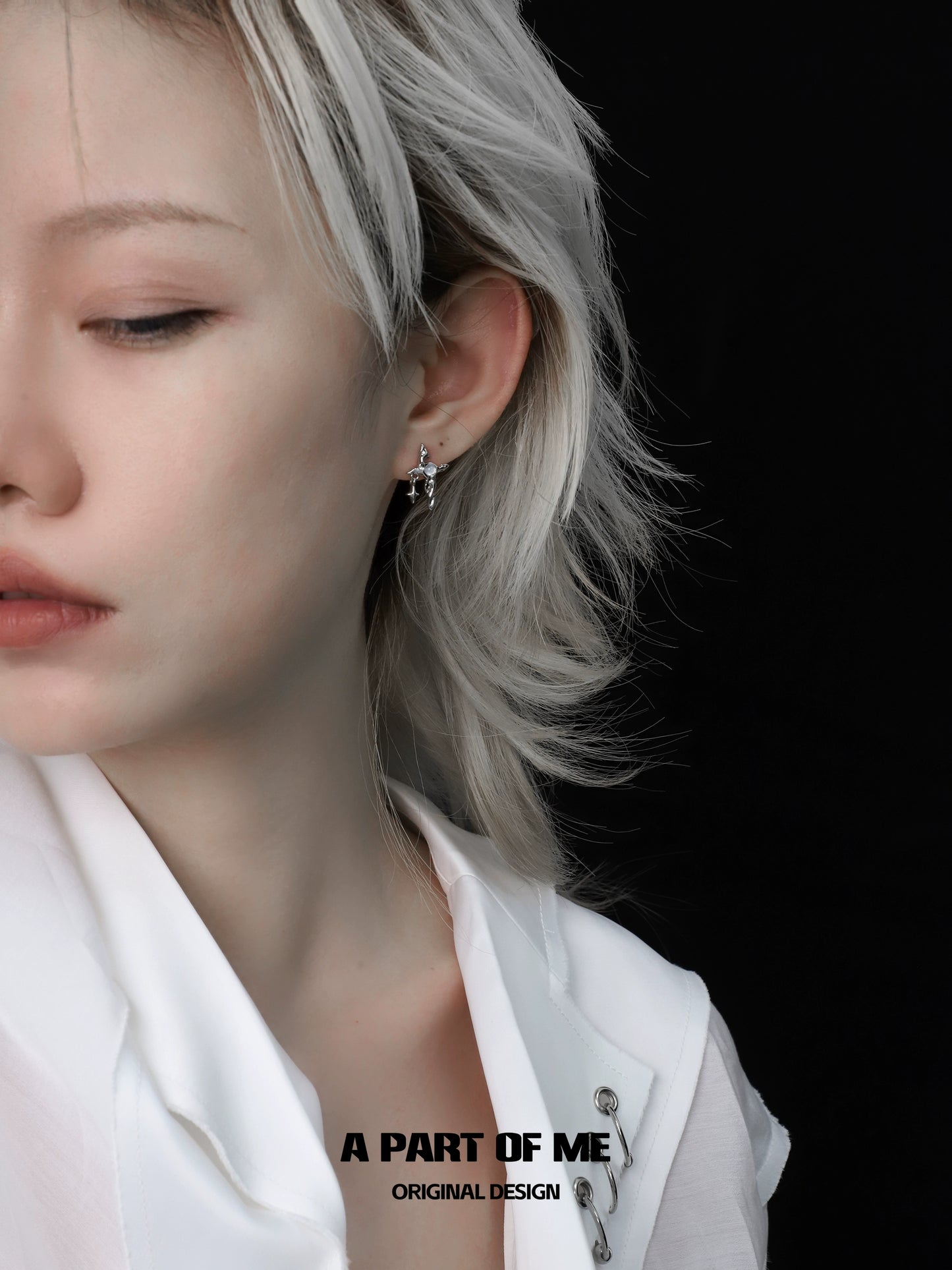 Baima Star Cross Cool Earrings