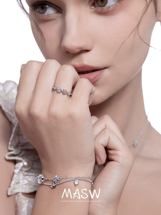 Secret Garden Zircon Ring