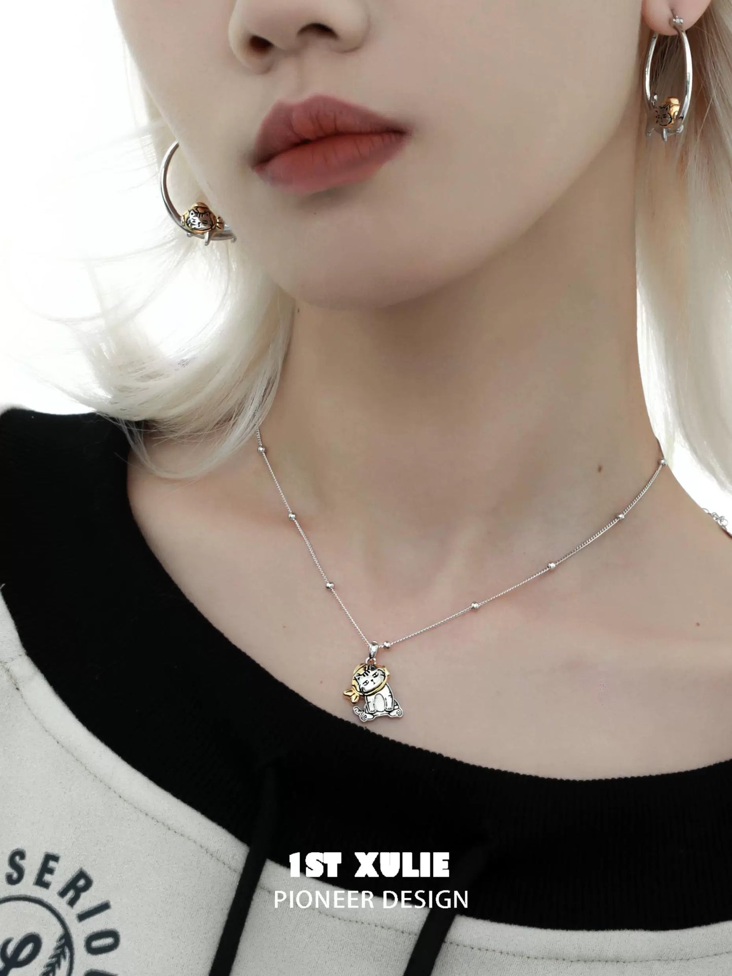 Lazy Cat Cute Necklace