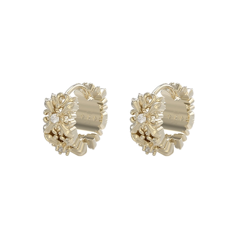 Vintage Iris Ear Cuff
