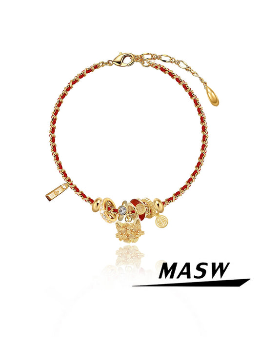 Handmade Woven Bloom Bracelet