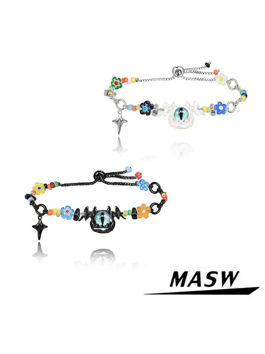 Color Beaded Devil Bracelet