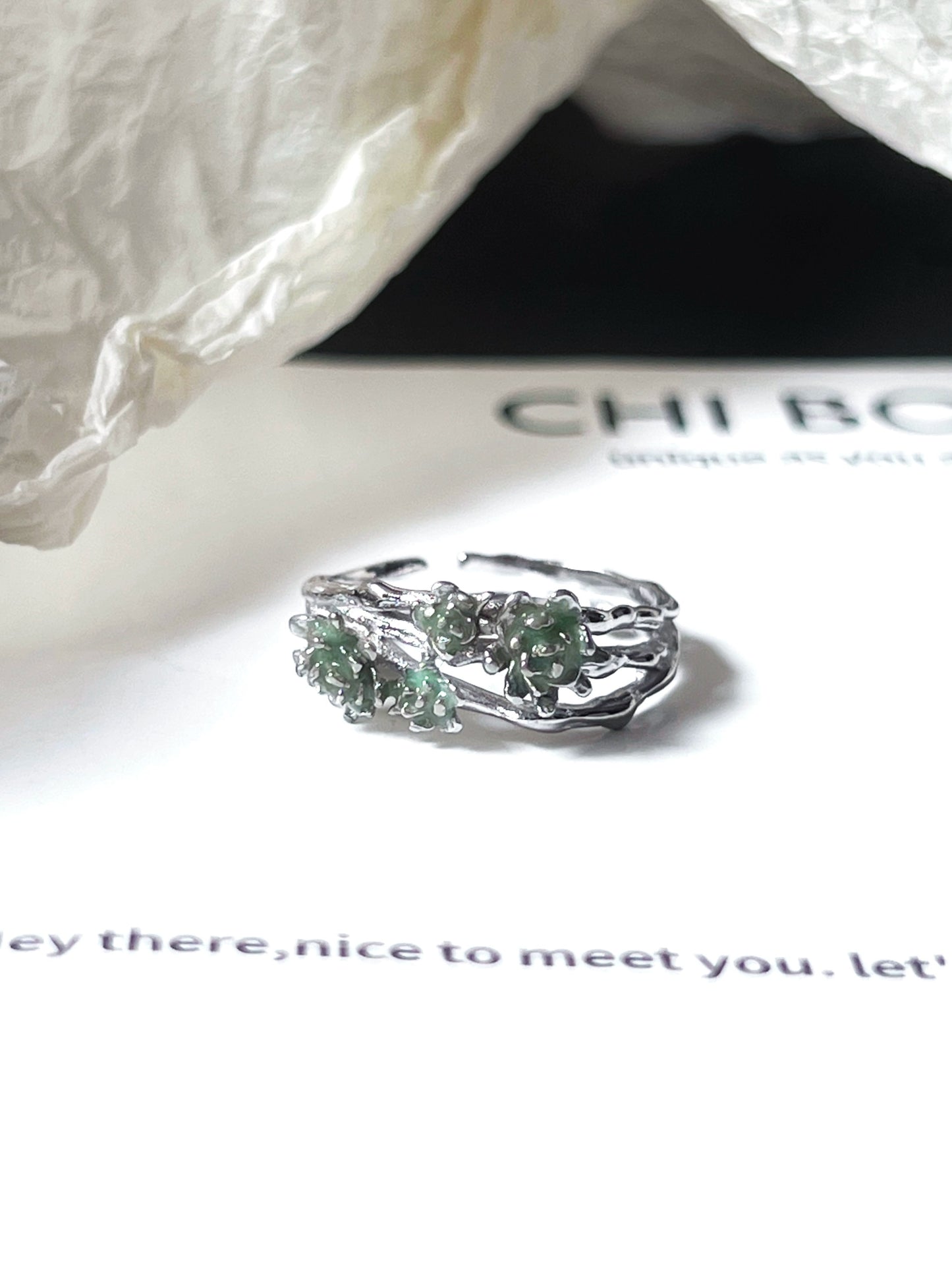 "Sunny Jasmine" Vine Ring