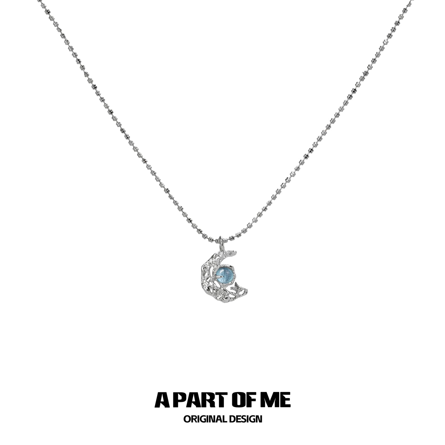 Moonlight Faust Blue Necklace