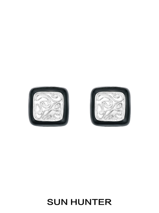 Vintage Coin Stud Earrings