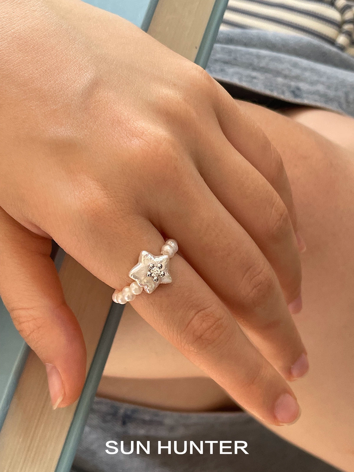 Island Star Pearl Ring