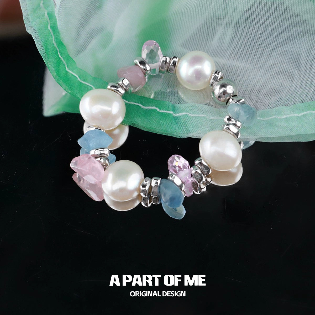 Rainbow Dream Pearl Ring