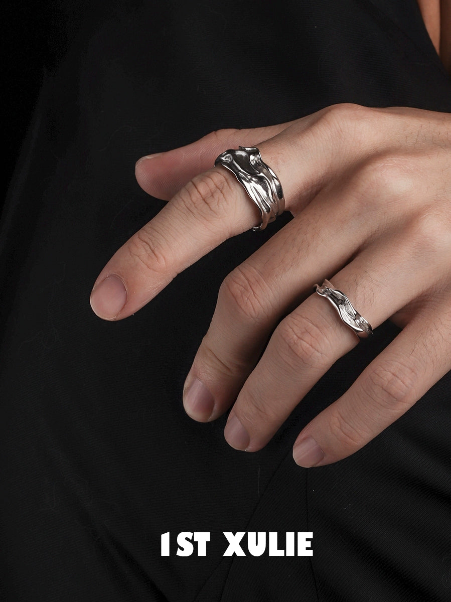 Defiant Statement Silver Ring