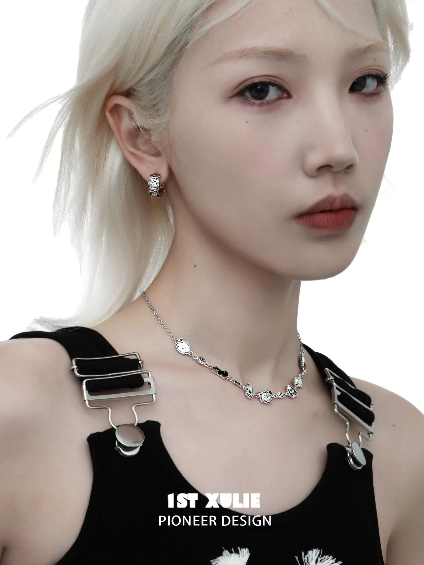 Cool Happy Puppy Stud Earrings