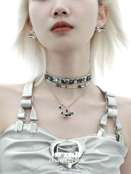 Night Owl Cat Necklace