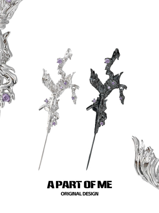 Fishtail Dart Piercing Earring