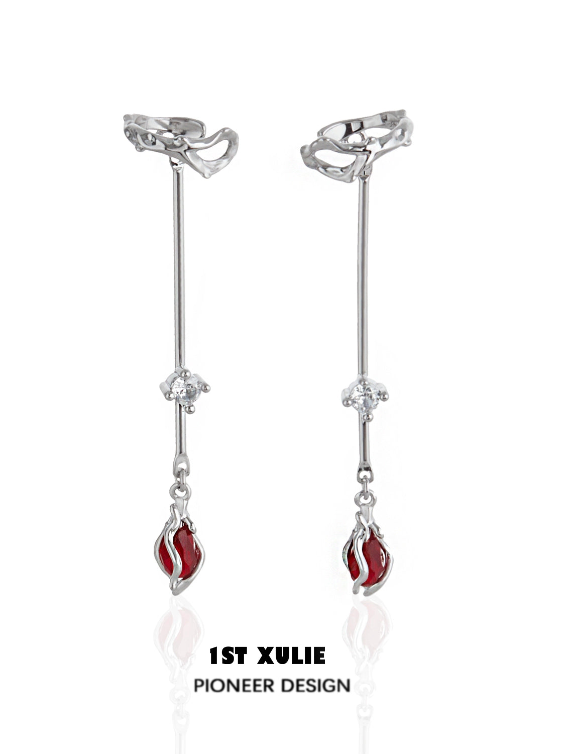 Elegant Rose Affair Ear Hangers