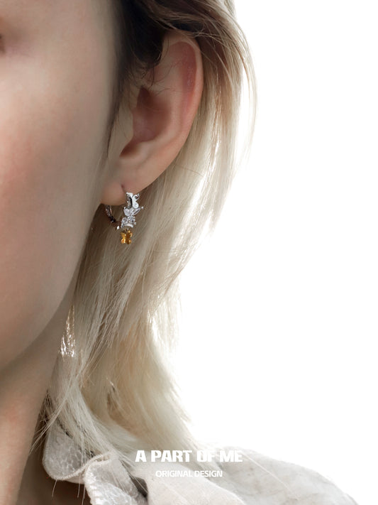 Kingdee Butterfly Diamond Earrings