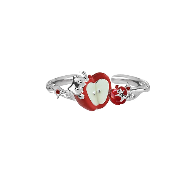 Fairy Tale Red Apple Ring