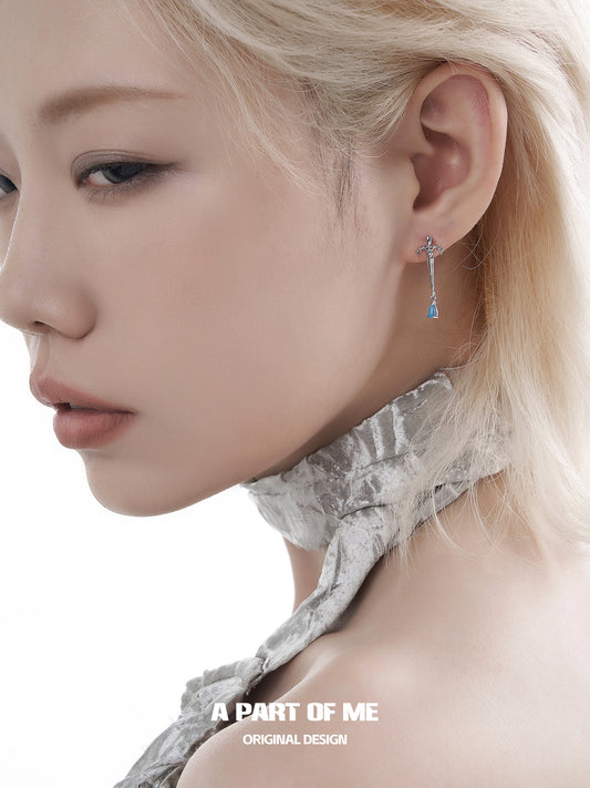 God’s Cry Silver Earrings