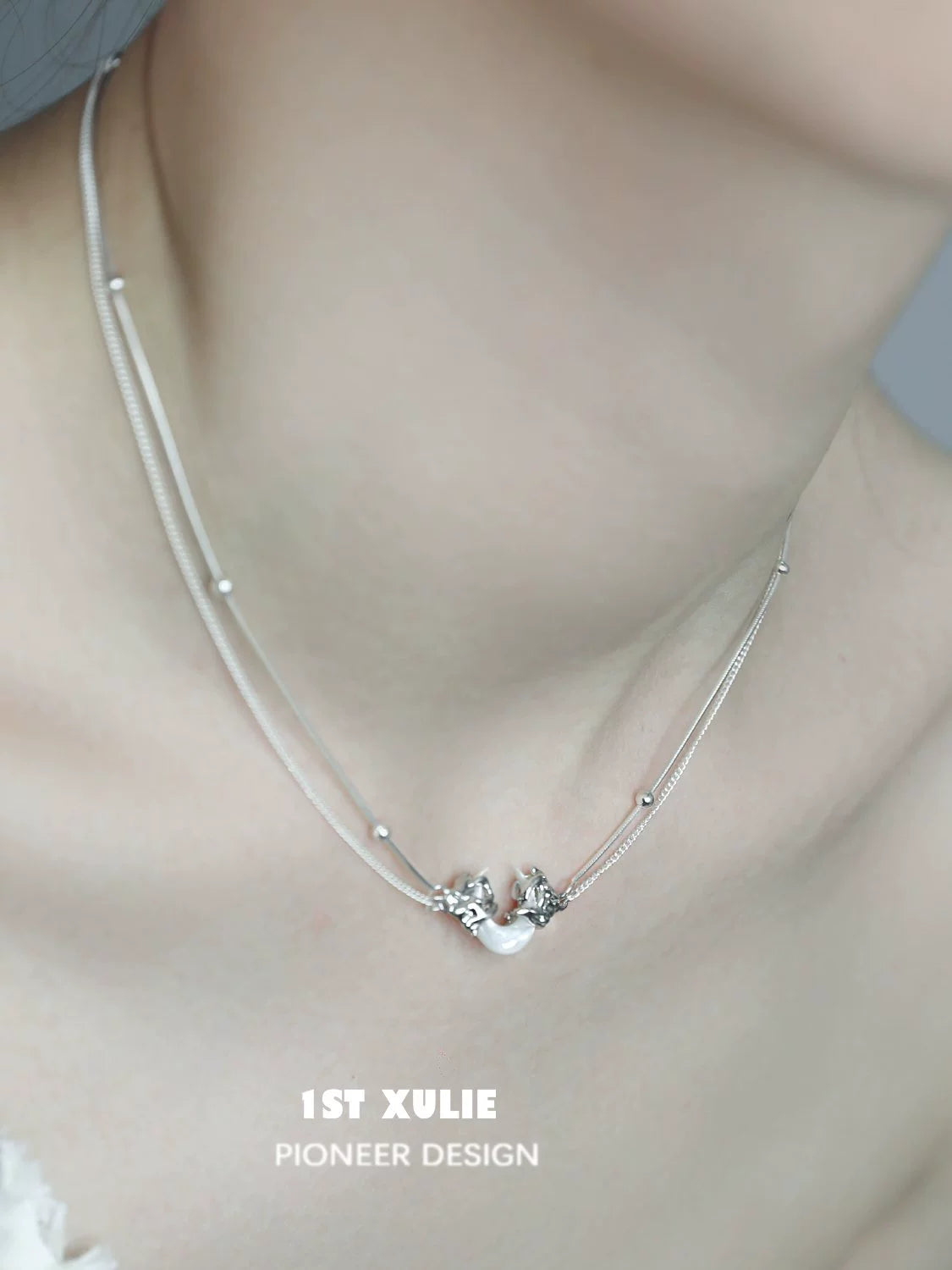 Moonlight Rhapsody Couple Necklace