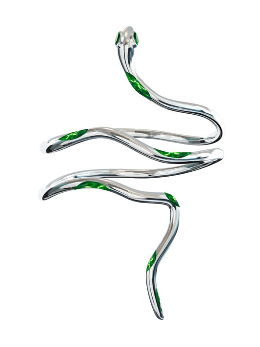 Y2K Slytherin Snake Adjustable Arm Bracelet