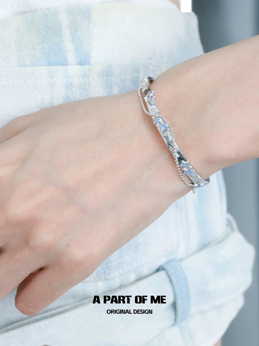 Blue Galaxy Stars Bracelet