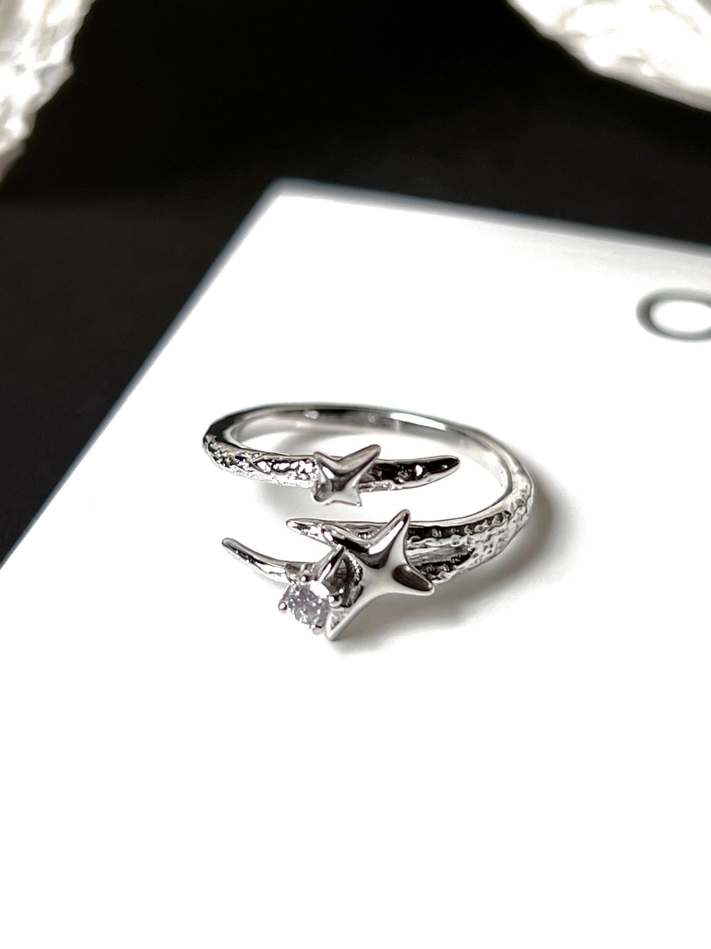 "Star Field" Starburst Ring