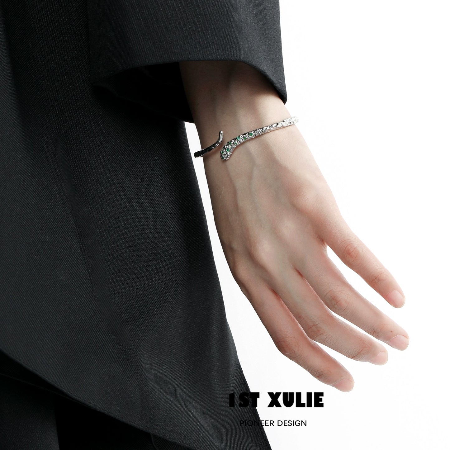 Slytherin Snake Cool Silver Bracelet