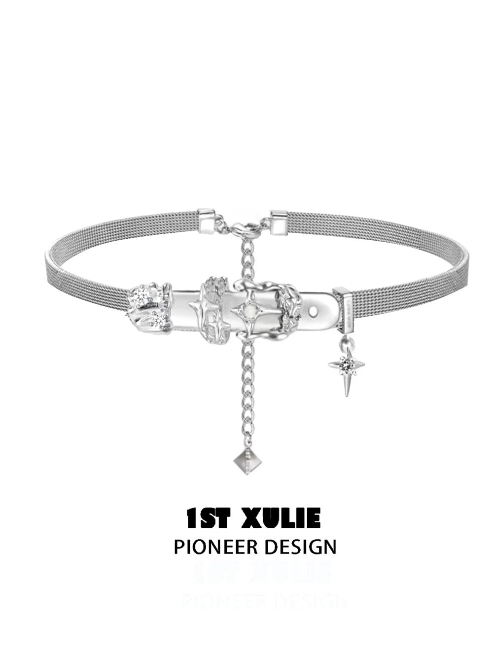 Y2K Belt Buckle Luxe Choker